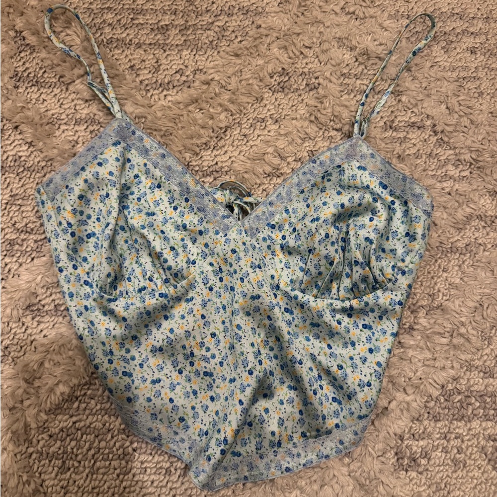 Floral crop top
